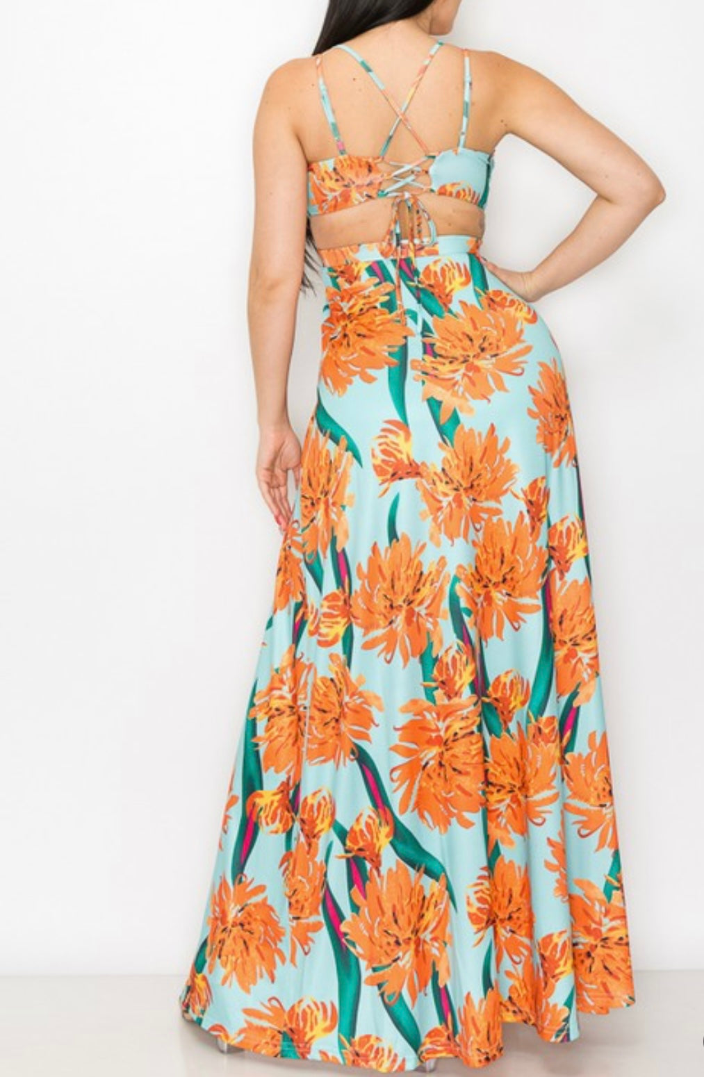 Santi Printed Maxi Dress