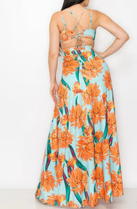 Santi Printed Maxi Dress
