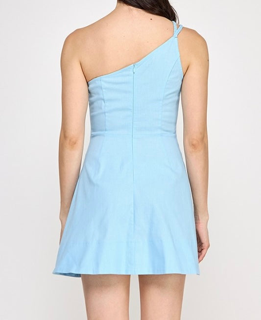 Scarlett One Shoulder Mini Dress