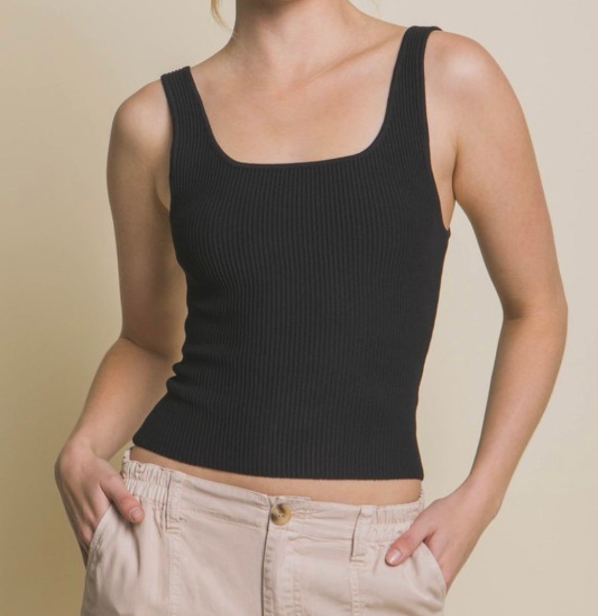 La Básica Square Neck Top (Multiple Colors Available)