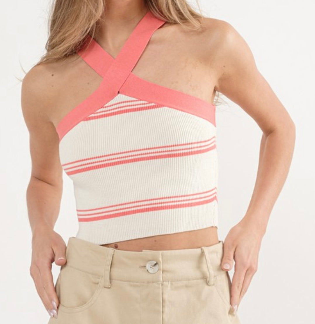 Luna Criss Cross Tank - Size L