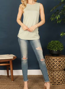 La Básica Side Ruched Top (Multiple Colors Available)