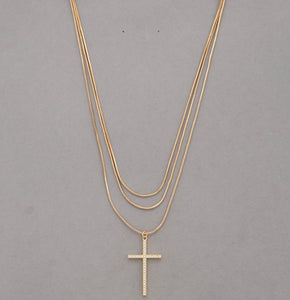 La Cruz Layered Necklace