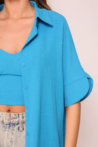 Santi Short Sleeve Button Down