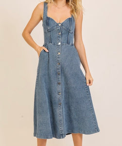 Derrick Denim Dress - Size L