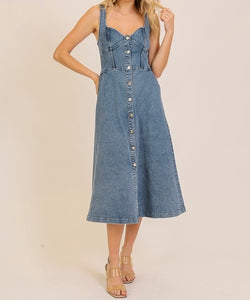Derrick Denim Dress - Size L