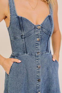 Derrick Denim Dress - Size L