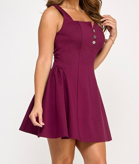 Zully A-Line Little Black Dress