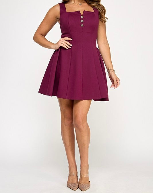 Zully A-Line Little Black Dress