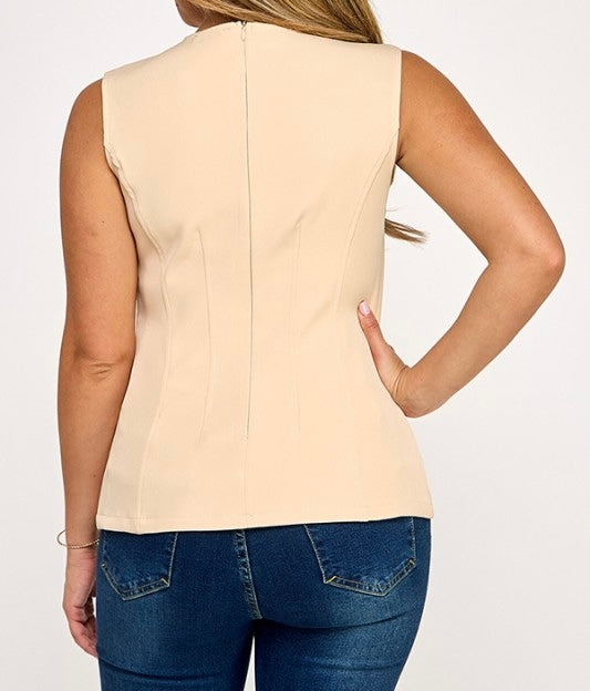 Elvia Fitted Tunic Top