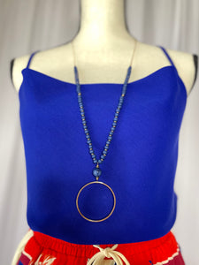 Blue Long Necklace