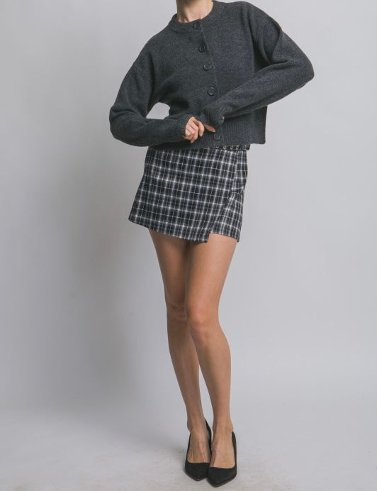 Scarly Crew Neck Cardigan