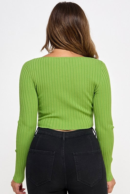 Angelica Drawstring Front Top