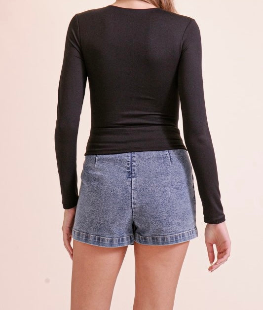 La Básica Lined Long Sleeve Top (Multiple Colors Available)