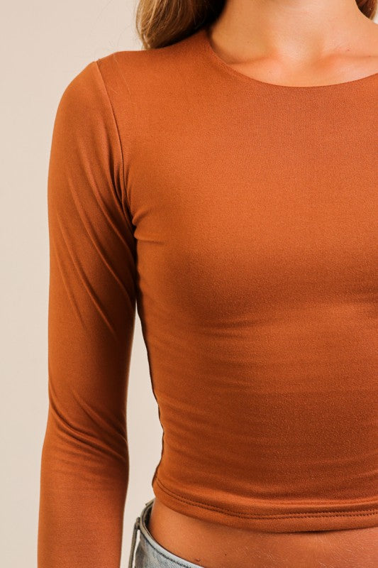 La Básica Lined Long Sleeve Top (Multiple Colors Available)