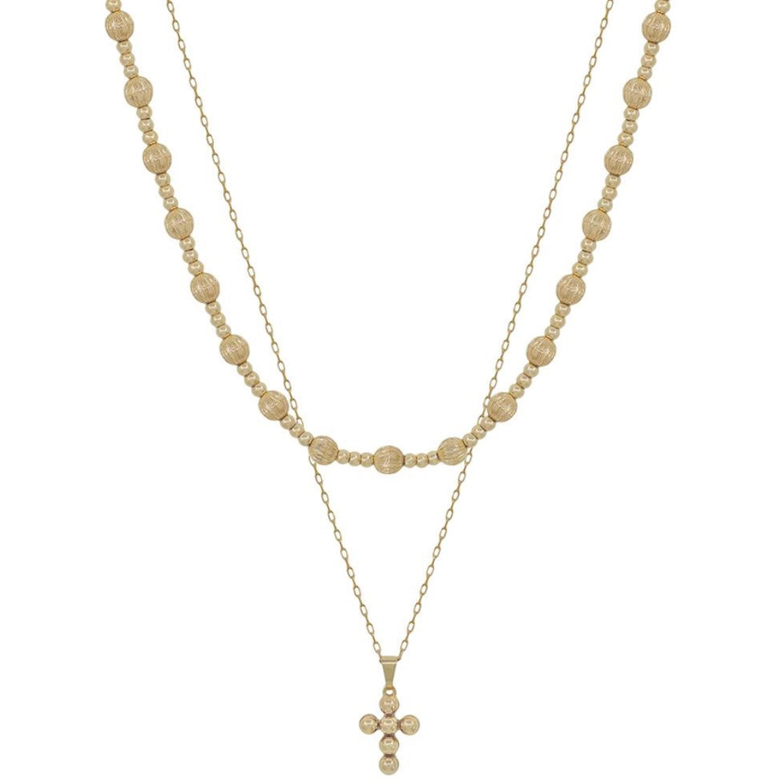 La Cruz Layered Necklace