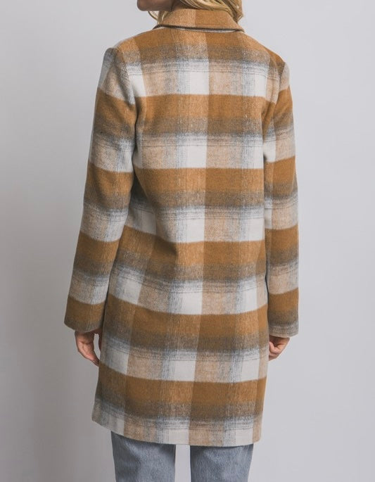 Jay Plaid Coat