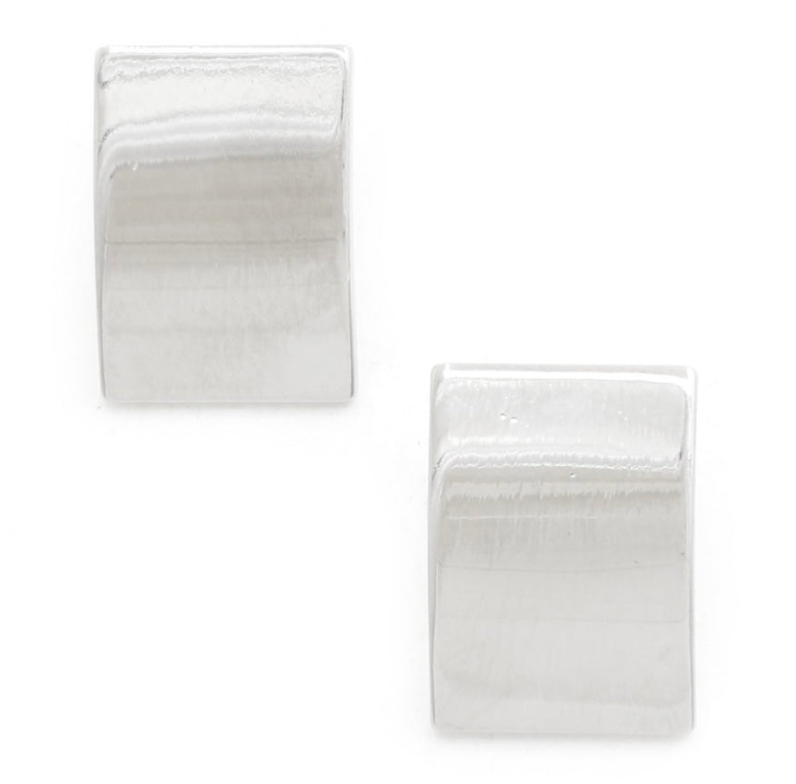 Gold Dipped Rectangle Studs (Multiple Colors Available)