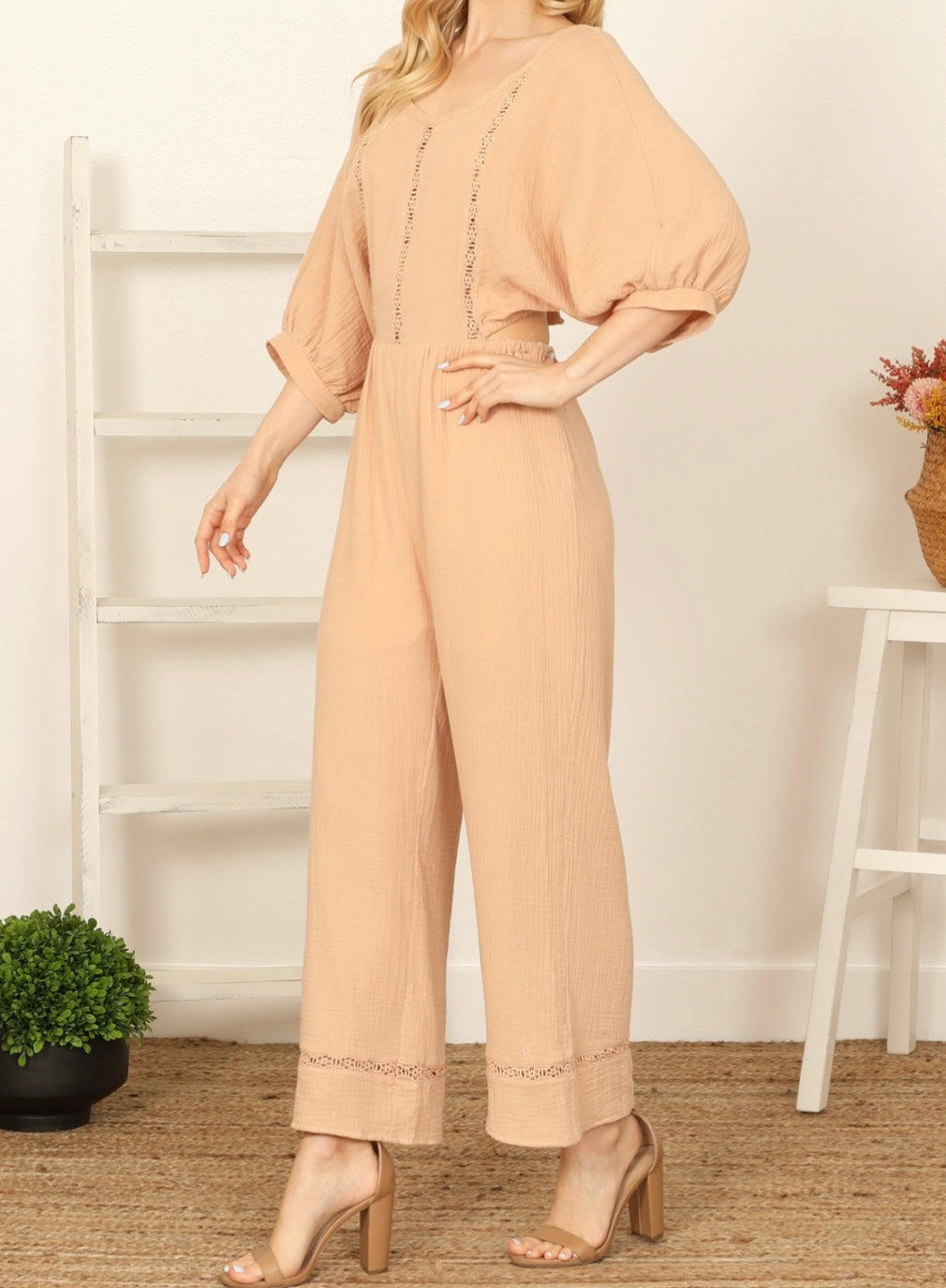 Nate Statement Back Jumpsuit