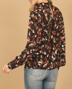 Andy Fall Printed Top - Size S
