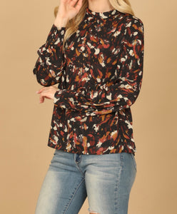 Andy Fall Printed Top - Size S