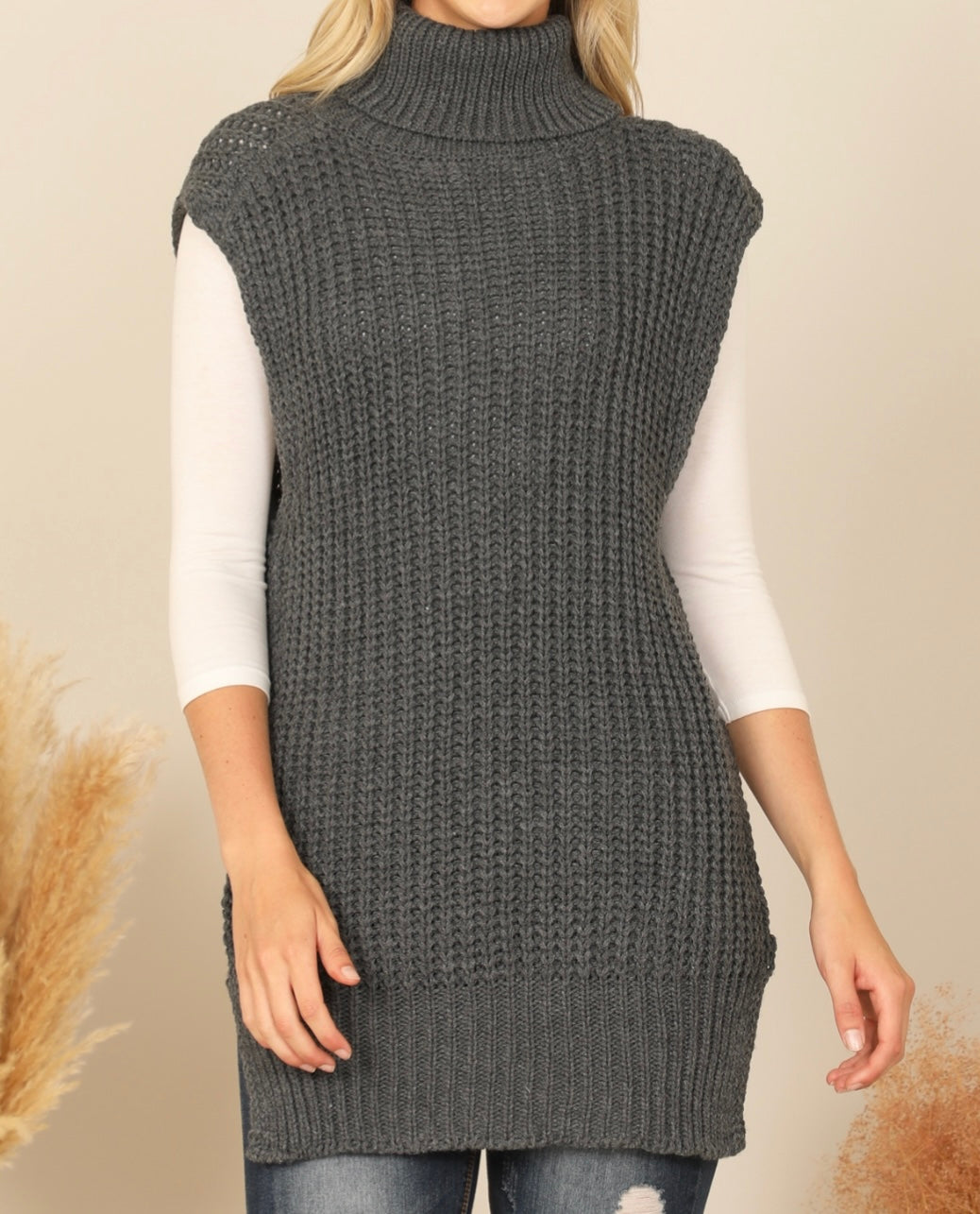 Nate Turtleneck Sweater Vest