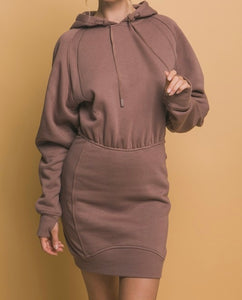 Angie Pullover Hoodie Dress