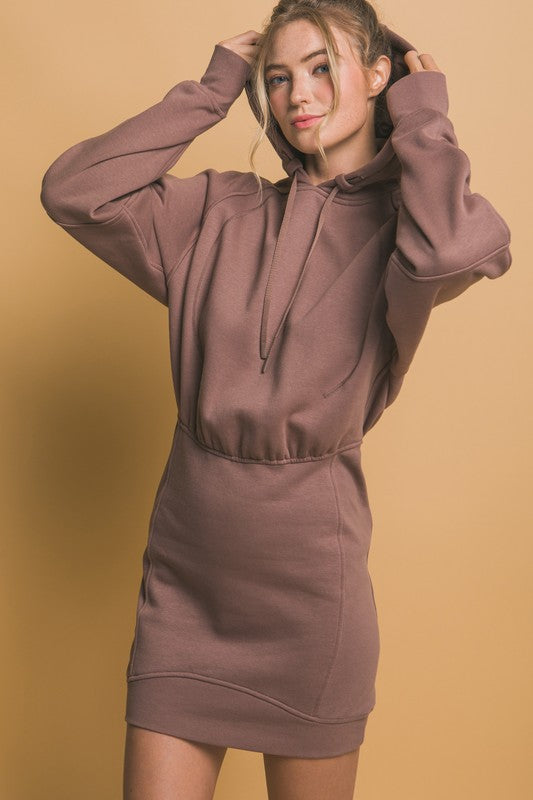 Angie Pullover Hoodie Dress