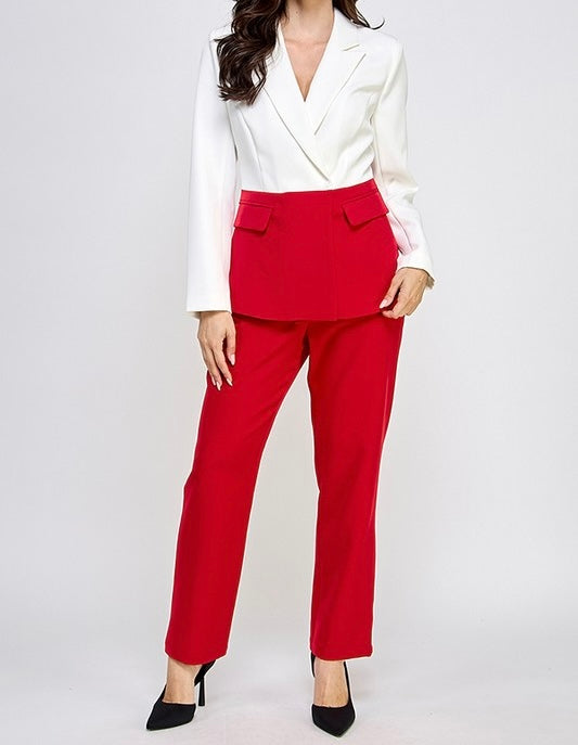 Nina Color Block Blazer