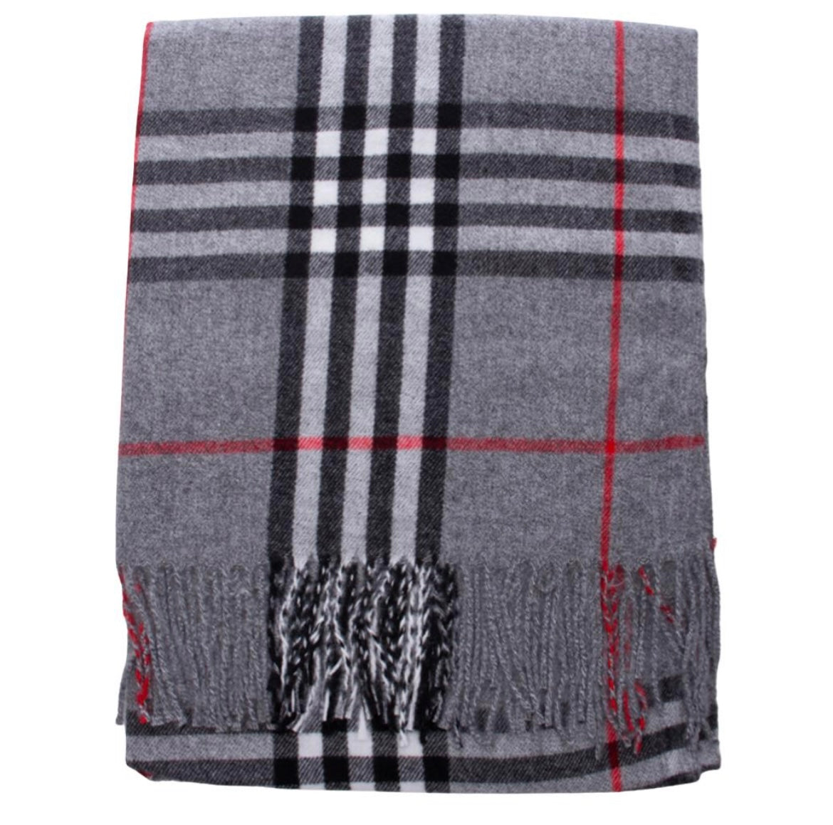 Luna Plaid Oblong Scarf