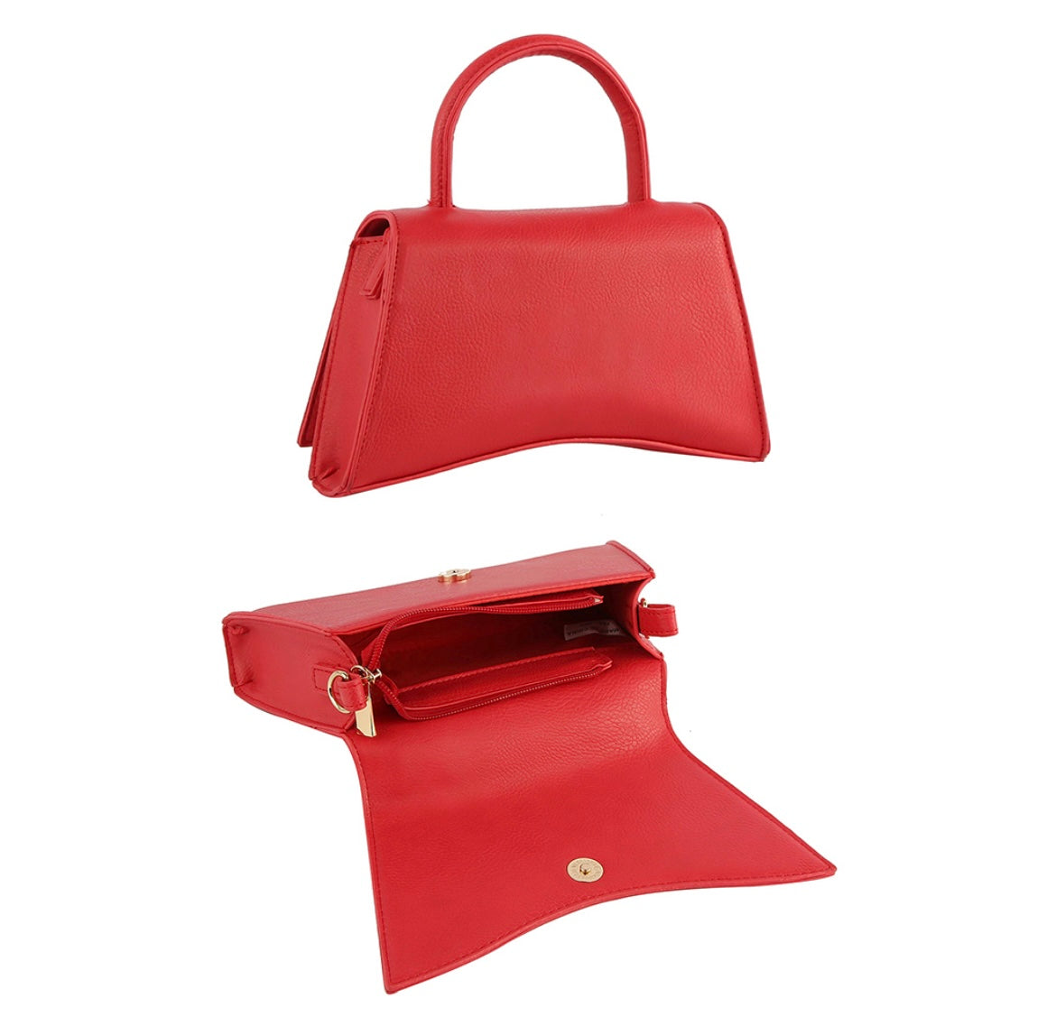 Luna Curved Purse (Multiple Colors Available)