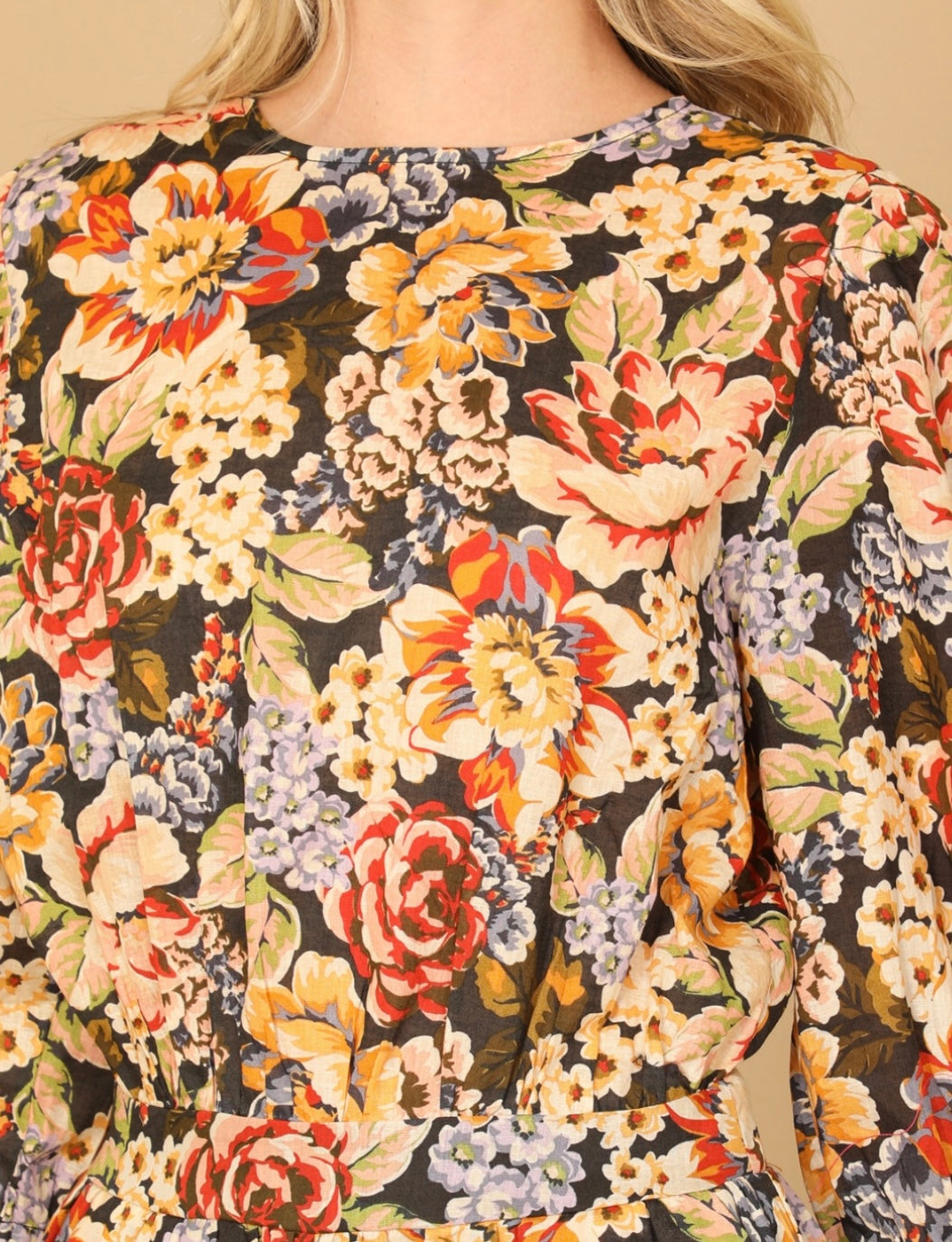 Serenity Floral Open Back Romper