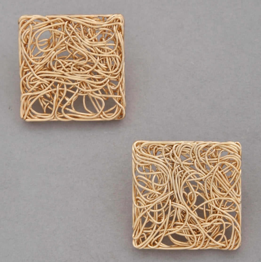 Square Statement Earrings
