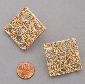 Square Statement Earrings