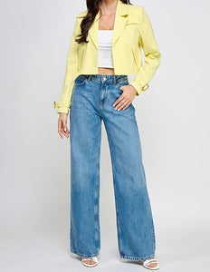 Serenity Crop Trench Jacket