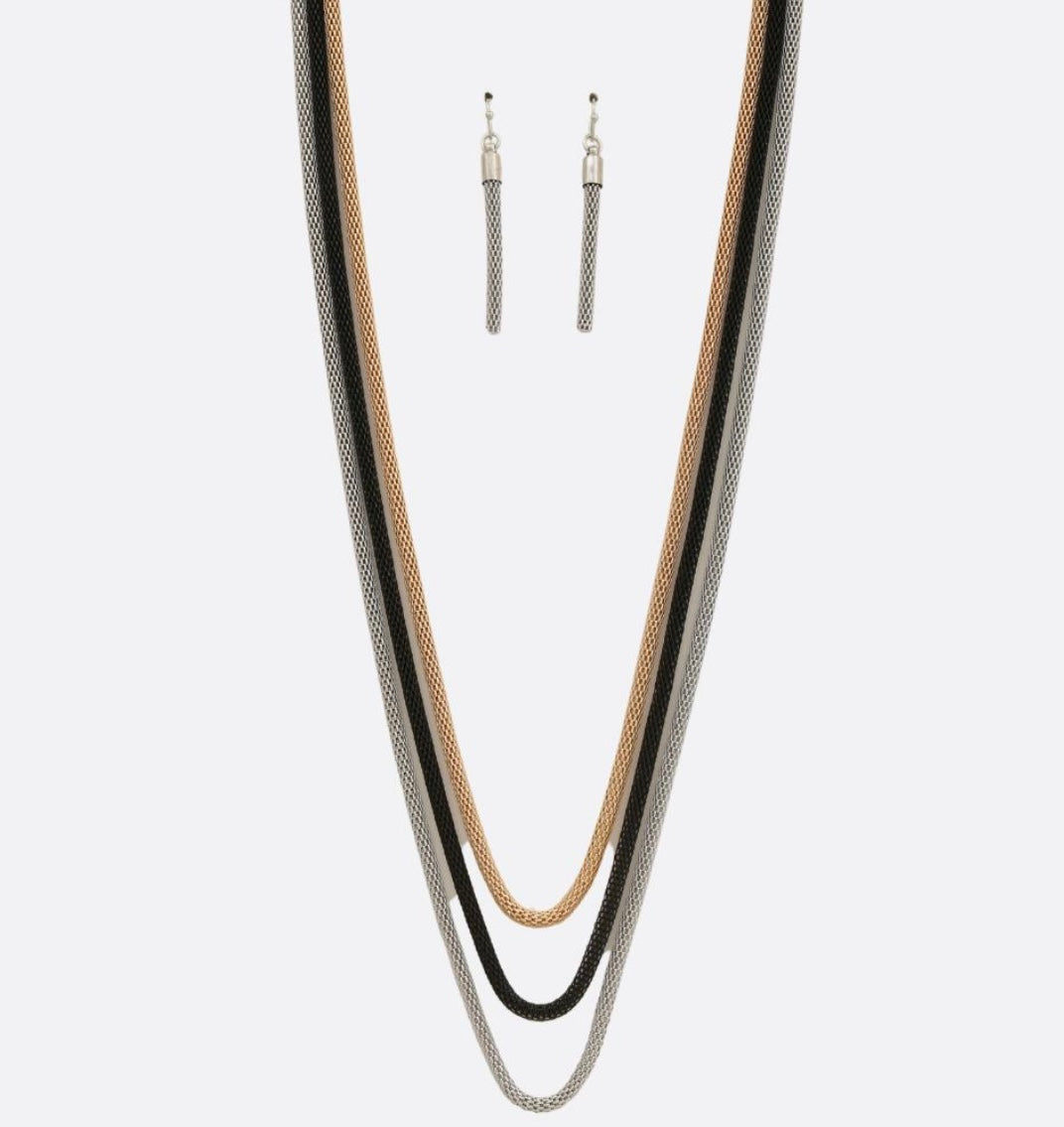 Metal Layered Necklace