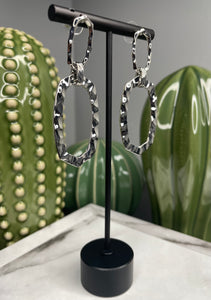 Textured Drop Earrings