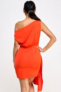 Angie Asymmetric Mini Dress