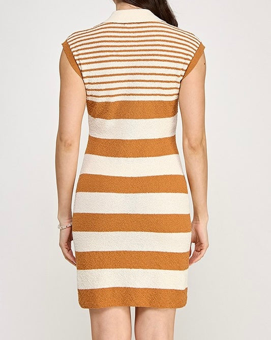 Dee Striped Mini Dress
