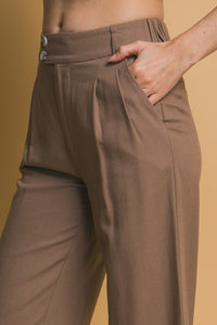Santi Linen Cropped Pants