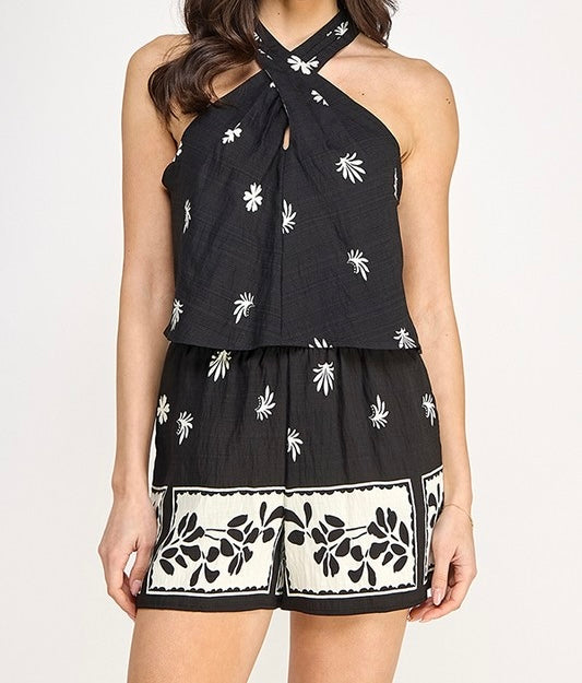 Nate Printed Shorts Set