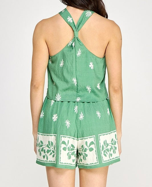 Nate Printed Shorts Set