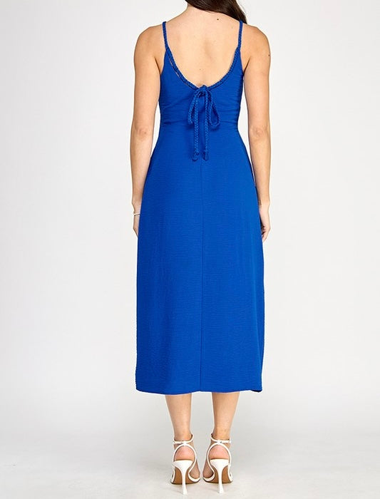 Julián Royal Midi Dress - Size S