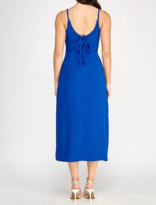 Julián Royal Midi Dress - Size S