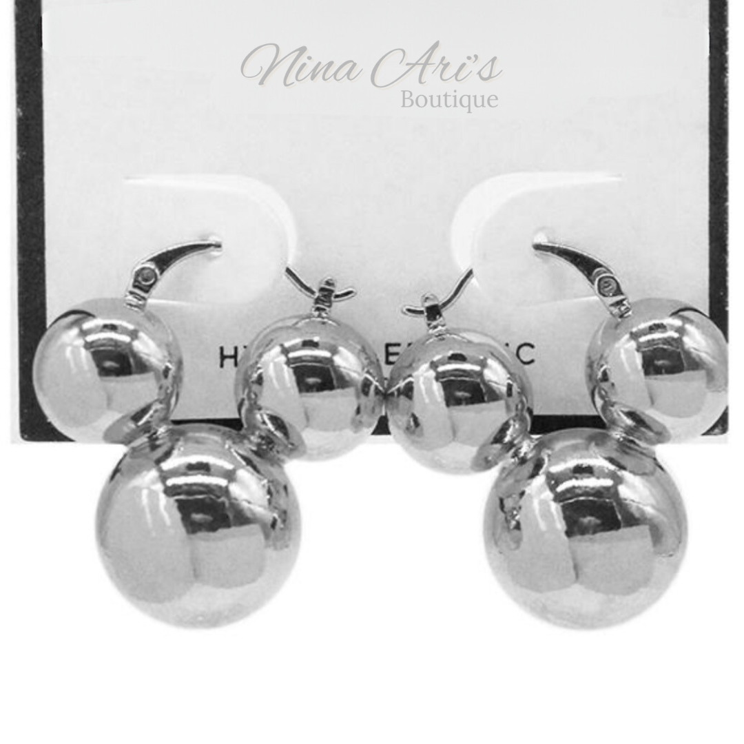 Mouse Huggie Earrings