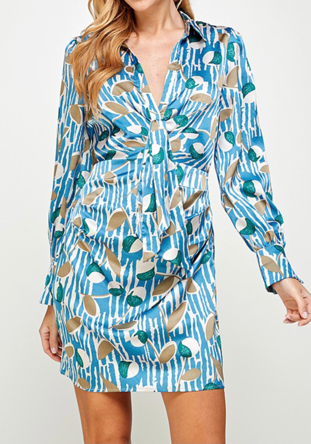 Angie Printed Mini Dress