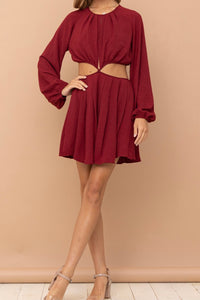 Elvia Cut-Out Mini Dress