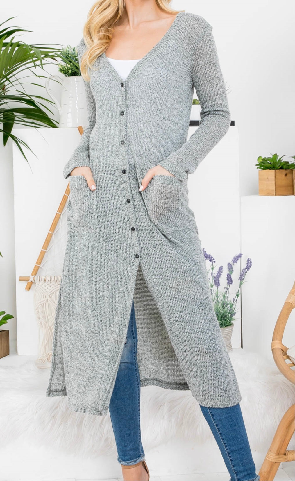Jay Long Cardigan Top