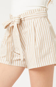 Jade Striped Shorts - Size L