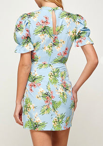 Scarly Pleated Dress